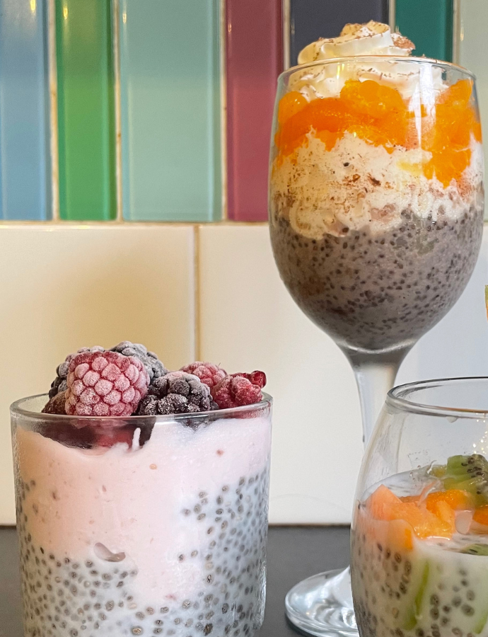 3 Ways with Chia Seed Pudding Pots