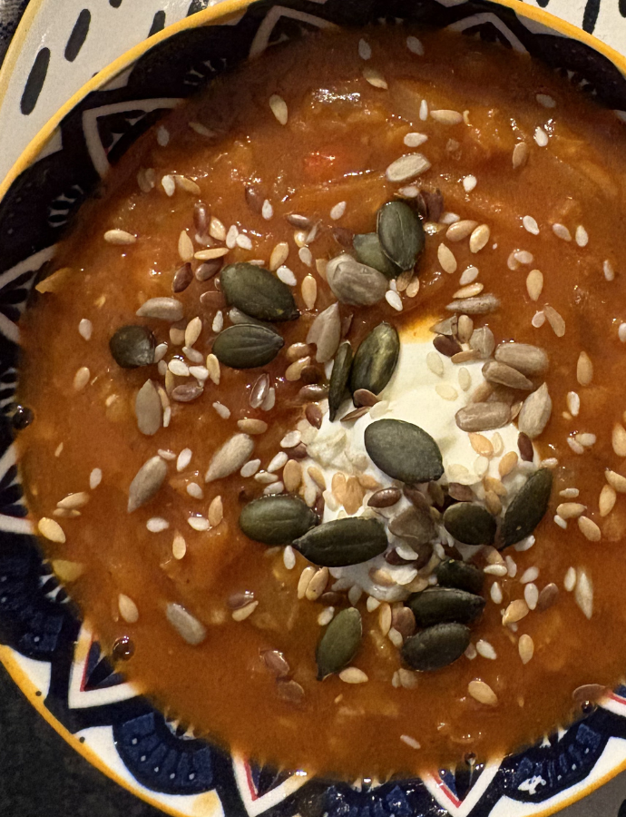 Spicy Tomato & Lentil Soup