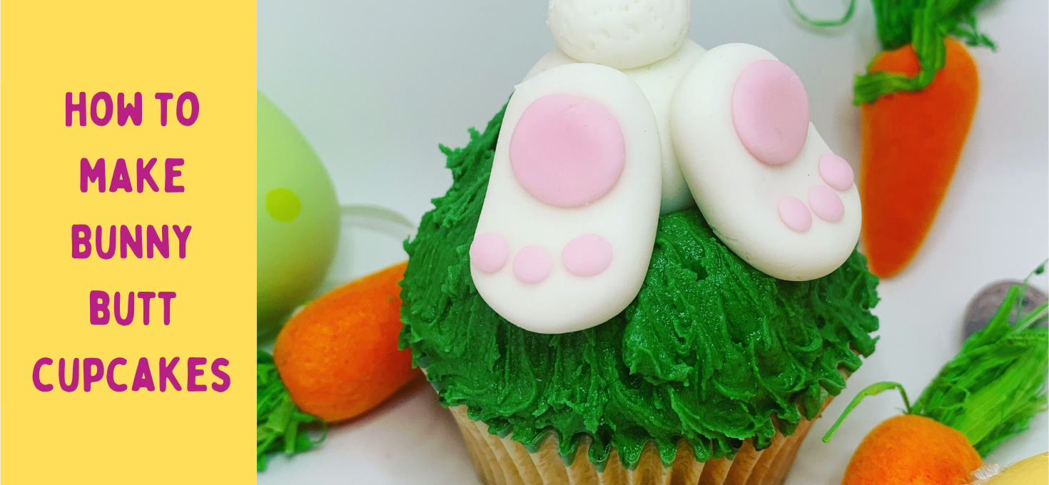 Easter ‘Bunny Butt’ Cupakes